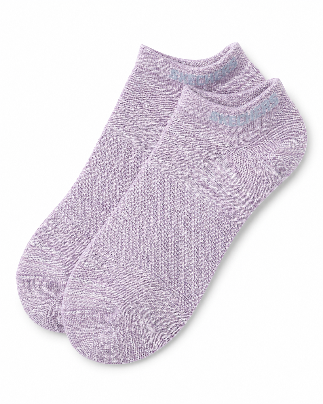 Skechers Women's No-Show Socks – Lavender | Size 6–9.5