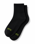HUE Ladies Mini Crew Socks – Black | One Size