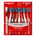 Colgate Optic White Platinum Toothbrush 8-Pack – Soft